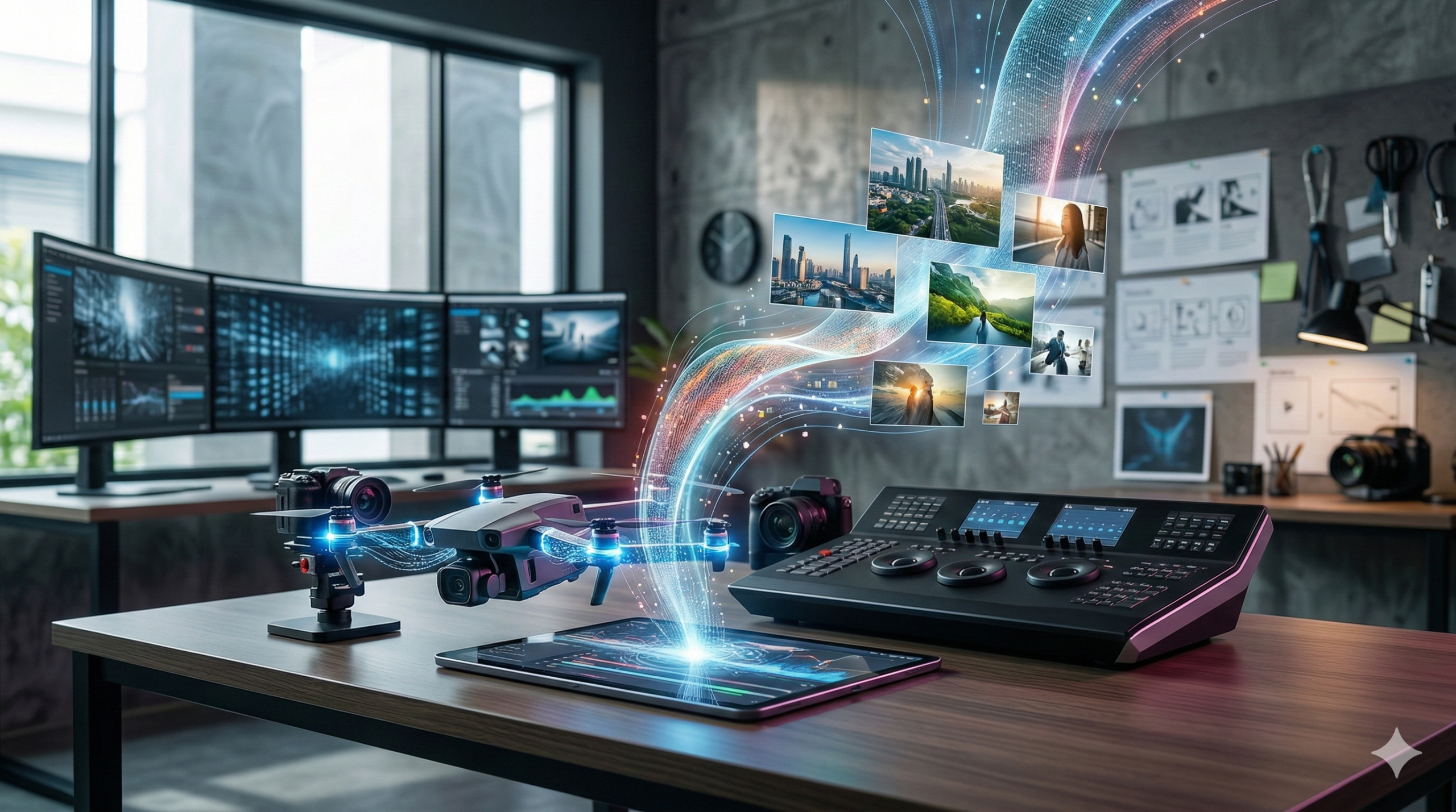 AI映像と人間の映像